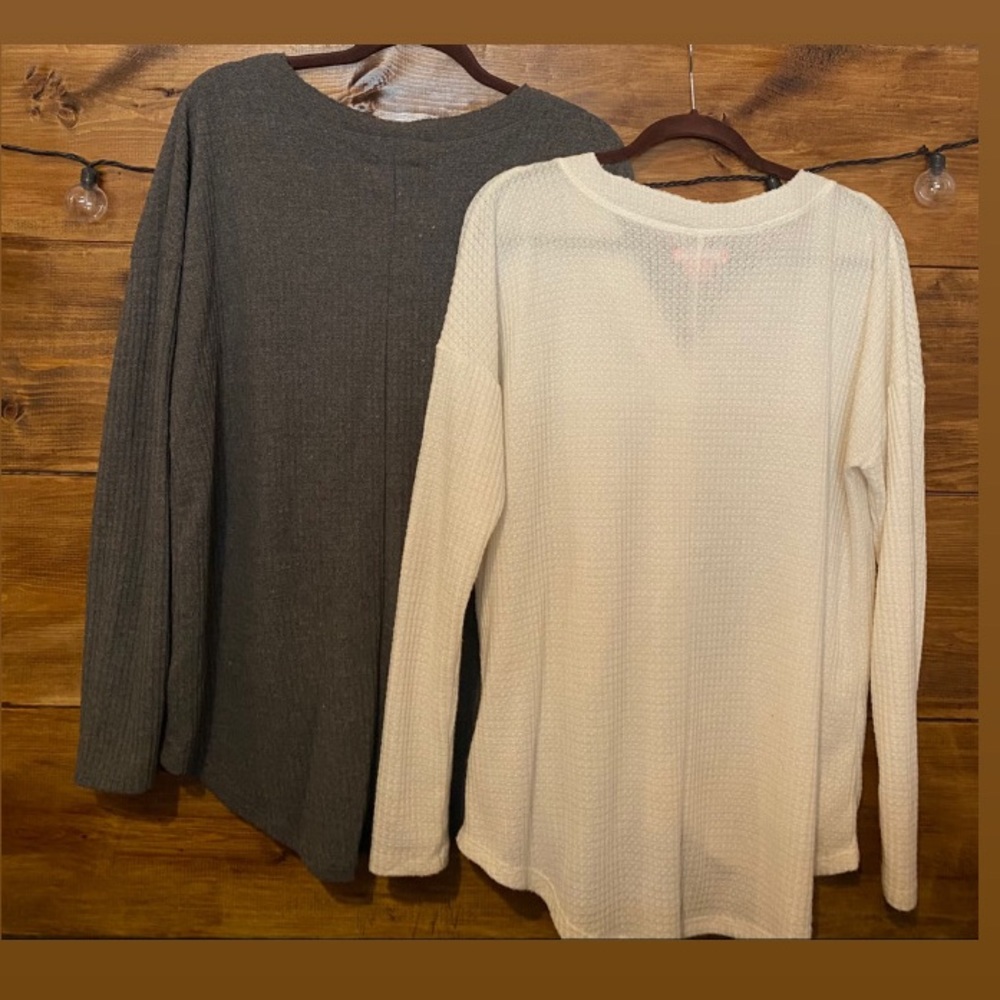 V-neck sweaters